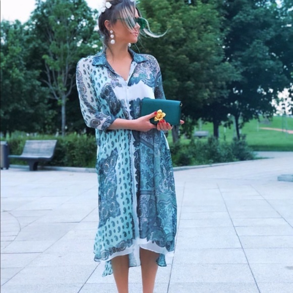 Paisley Boho Botton-up - Picture 11 of 13